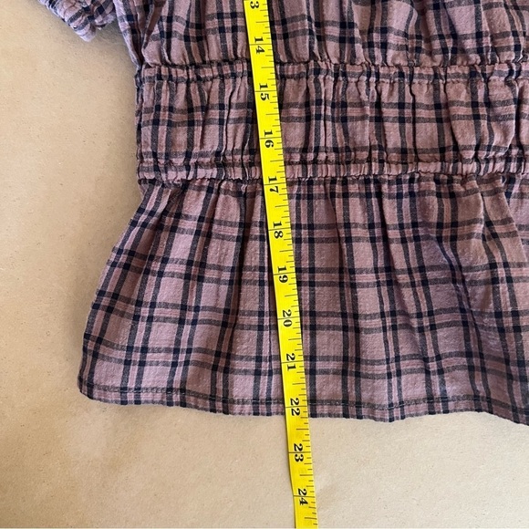 Puff sleeve peplum top Size MP - Picture 4 of 8